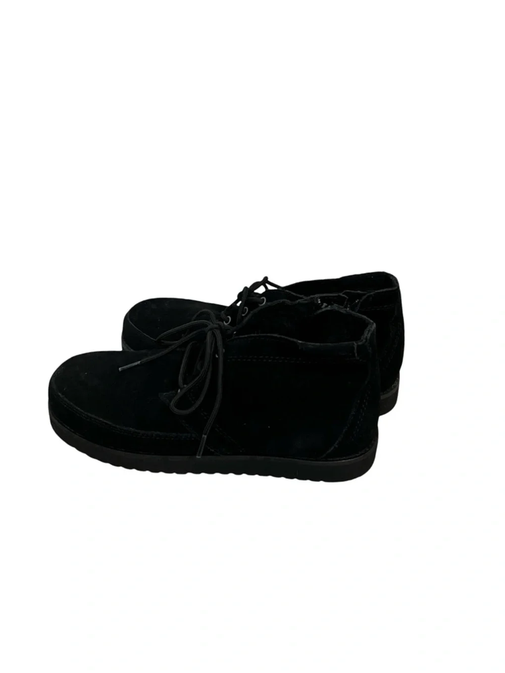 Koolaburra by UGG Black Suede Chukka Boots Size 9 Minimalist Casual Comfort